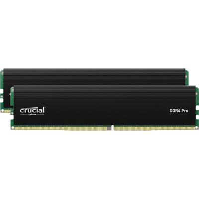 Crucial Pro 32GB DDR4 RAM Kit (2x16GB), High-Performance 3200MHz C22 Desktop Memory UDIMM 288-Pin, Compatible with Intel Core, AMD Ryzen CPUs 