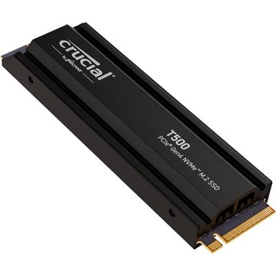 Crucial T500 1TB Gen4 M.2 NVMe SSD with Heatsink