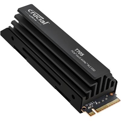 Crucial T705 4TB Gen5 M.2 NVMe SSD with Heatsink