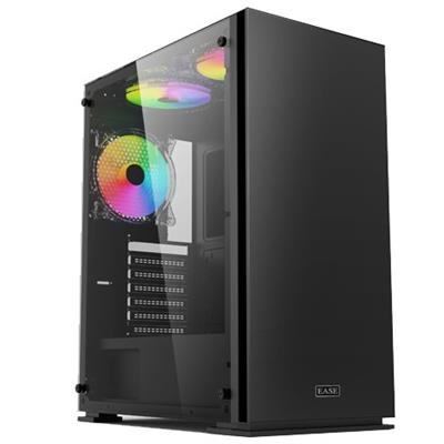 Ease EC141B Tempered Glass Mid-Tower ATX Case