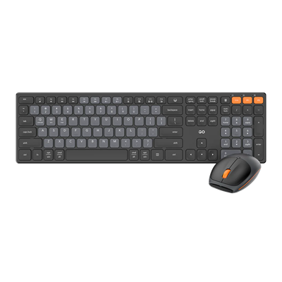 Fantech Go Pop Wireless Keyboard Mouse Combo - Black