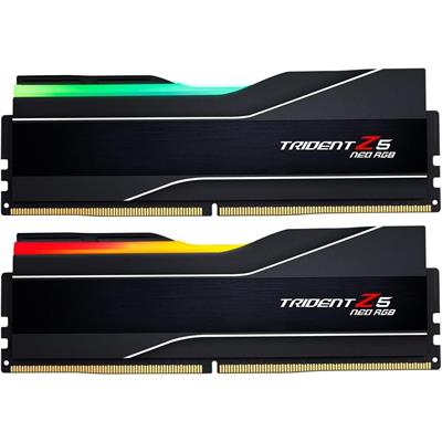 G.Skill Trident Z5 Neo RGB 32GB (2x16GB) 6000MT/s CL30 (AMD Expo) DDR5 RAM 1.35V Desktop Computer Memory UDIMM - Matte Black