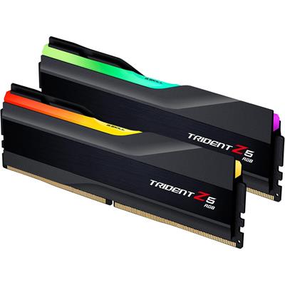 G.Skill Trident Z5 RGB 32GB (2x16GB) 6000MT/s CL30 (Intel XMP 3.0) DDR5 RAM 1.35V Desktop Computer Memory UDIMM - Matte Black