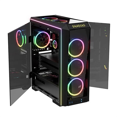 Gamdias Talos P1A RGB Mid-Tower Chassis ATX Gaming PC Case with 3 ARGB Fan
