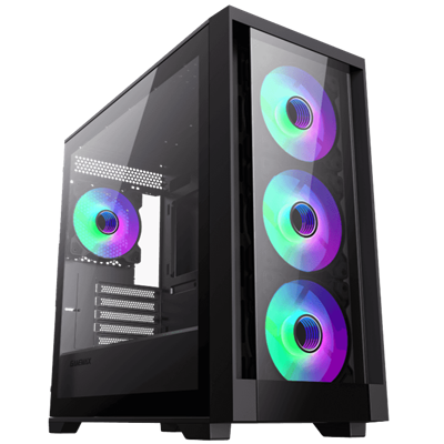 GameMax Defender TG ARGB microATX Gaming Case