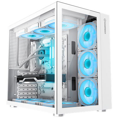 GameMax Infinity White Mid-Tower E-ATX Gaming Case