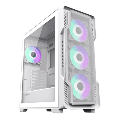 GameMax Siege White ARGB Mid-Tower ATX Gaming Case