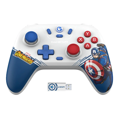 GameSir Nova Lite Wireless Controller - Captain America Edition (Box Open)