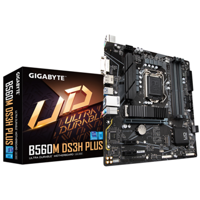Gigabyte B560M DS3H Plus Intel 10/11th Gen microATX Motherboard