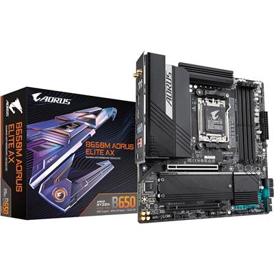 Gigabyte B650M Aorus Elite AX DDR5 AMD AM5 microATX Motherboard