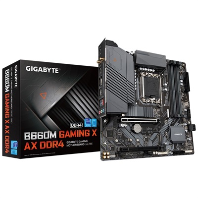 Gigabyte B660M Gaming X AX DDR4 Intel 12th Gen microATX Motherboard