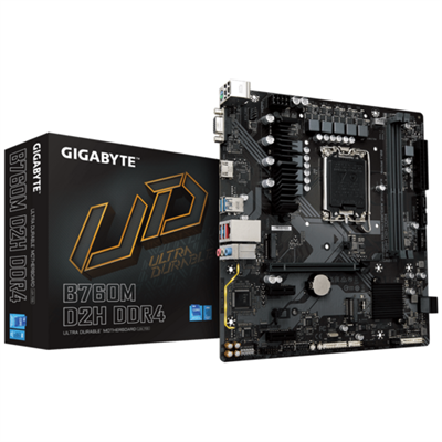 Gigabyte B760M D2H DDR4 Intel 12/13th Gen microATX Motherboard