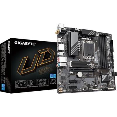 Gigabyte B760M DS3H AX DDR5 Intel 12/13/14th Gen microATX Motherboard