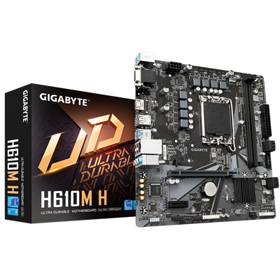 Gigabyte H610M H DDR5 Intel 12/13/14th Gen microATX Motherboard