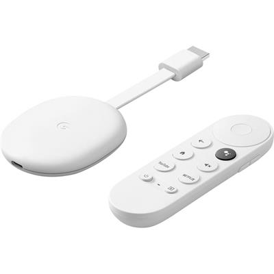Chromecast with Google TV HD Streaming Device - Snow