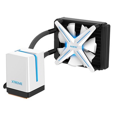 Alseye Xtreme X120 CPU Liquid Cooler - White - Free Delivery