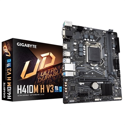 Gigabyte H410M H V3 LGA 1200 (Intel 10th Gen) Ultra Durable microATX Gaming Motherboard