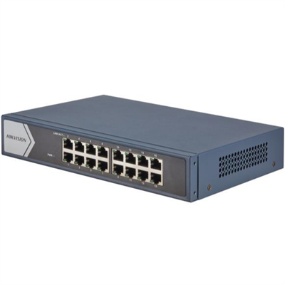 HikVision DS-3E0516-E(B) 16-Port Gigabit Unmanaged Switch