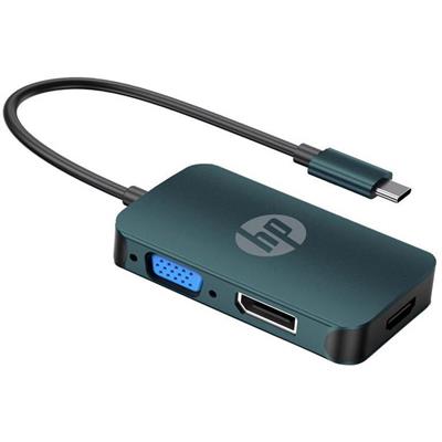 HP DHC-CT200 USB-C to VGA/HDMI/DP Display Port Adapter