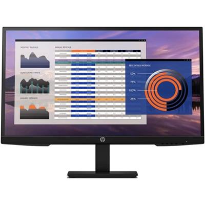 HP P27h G4 27-Inch IPS Display Monitor, (1920 x 1080) FHD, 5ms, 60Hz Refresh Rate, with DP HDMI VGA, Inbuilt Speaker, Low Blue Light Mode, Vesa Mount, Height Adjustable, Mercury-Free Display (Used)