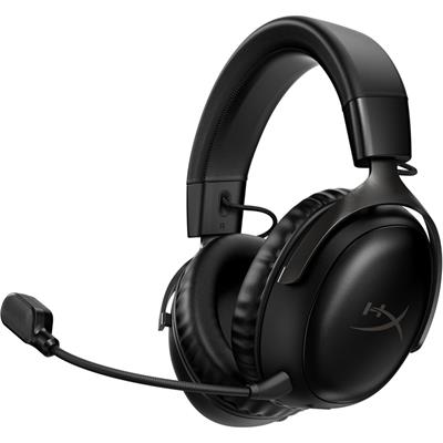 HyperX Cloud III Wireless Gaming Headset for PC, PS5, PS4, up to 120-hour Battery, 2.4GHz Wireless, DTS Spatial Audio, 53mm Angled Drivers, Memory Foam, Durable Frame, 10mm Microphone, Black (Box Open)