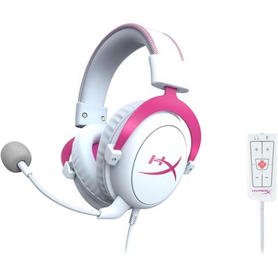 HyperX Cloud II Gaming Headset - White/Pink (Box Open)