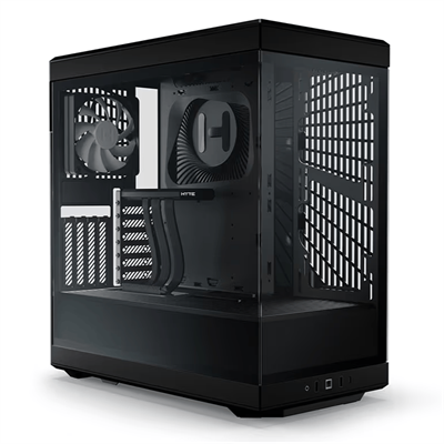 Hyte Y40 S-Tier Aesthetic Mid-Tower ATX Gaming Case - Pitch Black (Free Delivery)