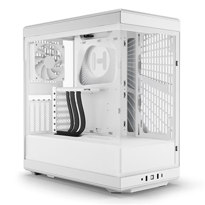 Hyte Y40 S-Tier Aesthetic Mid-Tower ATX Gaming Case - Snow White (Free Delivery)