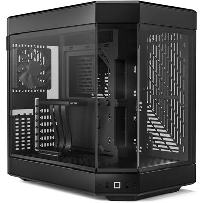 Hyte Y60 Modern Aesthetic Mid-Tower ATX Gaming Case - Pitch Black (Free Delivery)