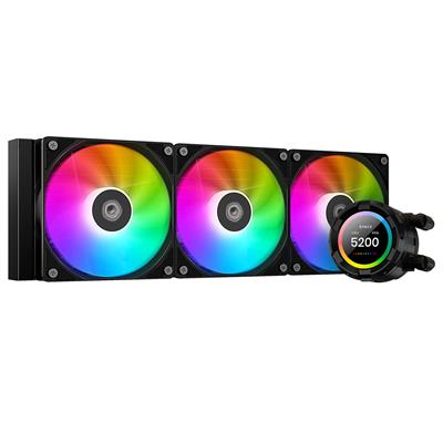 ID-Cooling SL360 XE LCD ARGB AIO 360mm Liquid CPU Cooler - Black