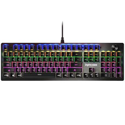 Inphic V950 RGB Backlit Mechanical Gaming Keyboard - Blue Switches