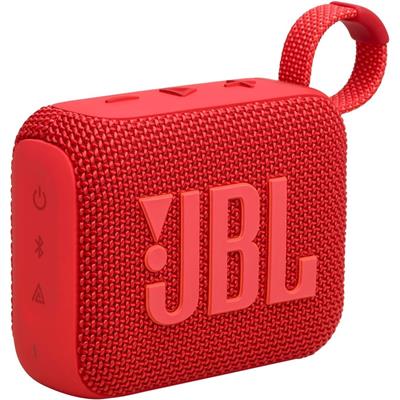 JBL Go 4 Ultra-Portable Bluetooth Speaker - Red