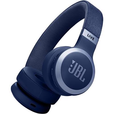 JBL Live 670NC Wireless On-Ear Noise Cancelling Headphones - Blue