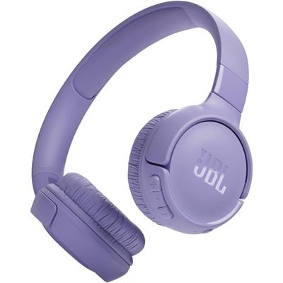 JBL Tune 520BT - Wireless On-Ear Headphones, Up to 57H Battery Life and Speed Charge, Lightweight, Comfortable and Foldable Design, Hands-Free Calls with Voice Aware (Purple)