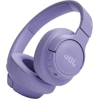 JBL Tune 720BT Wireless Over-Ear Headphones with JBL Pure Bass Sound, Bluetooth 5.3, Hands-Free Calls, Audio Cable and 76-Hour Battery Life, Purple