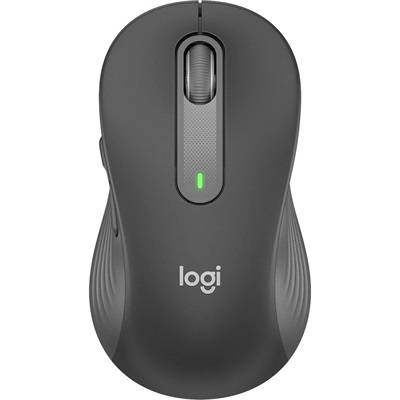 Logitech Signature M650 L Wireless Mouse - Graphite - For Large-Sized Hands