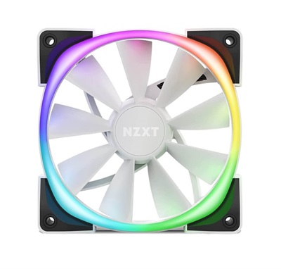 NZXT Aer RGB 2 140mm Single Case Fan - Matte White