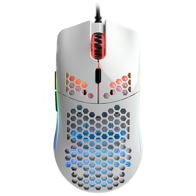 Glorious Model O Minus Lightweight RGB Gaming Mouse - Glossy White