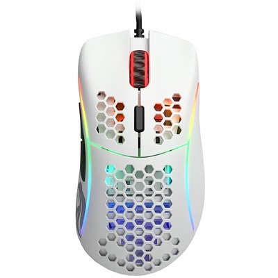 Glorious Model D Lightweight RGB Gaming Mouse - Matte White