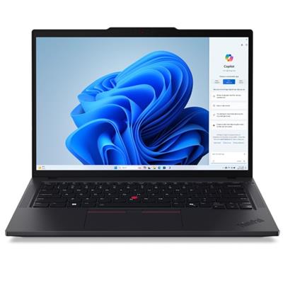 Lenovo ThinkPad T14 Gen 5 Laptop - Intel Core Ultra 7 155U 16GB SO-DIMM, DDR5-5600 512GB SSD M.2 2280 PCIe 4.0x4 NVMe Opal 2.0 14" WUXGA 1920x1200 IPS 400nits Anti-glare Backlit, English (EU) Black, Free DOS