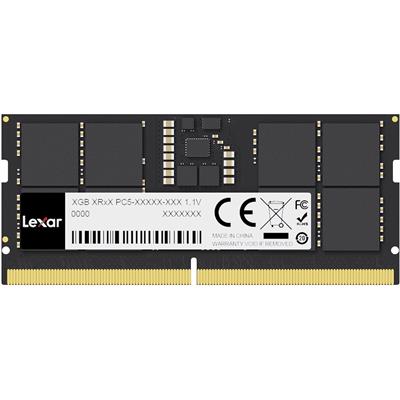 Lexar SODIMM 16GB (1x16GB) 5600MHz C46 DDR5 RAM, 262-Pin DDR5 SODIMM Laptop RAM, High-Performance Gaming DRAM SO-DIMM for Laptop Memory/All-in-one Intel NUC Mini-PC, 1.1V, CL46-45-45-90