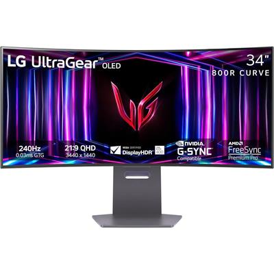 LG UltraGear 34GS95QE-B - 240Hz 1440p WQHD OLED 34" Curved Gaming Monitor