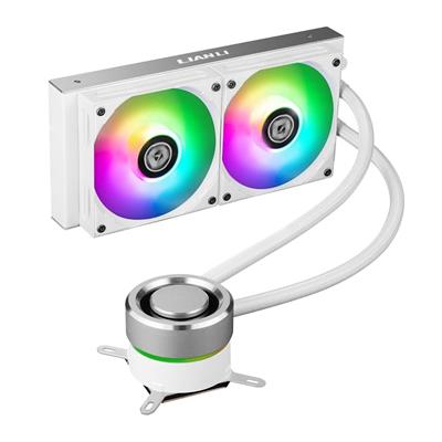 Lian Li Galahad 240 AIO RGB White CPU Liquid Cooler