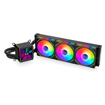 Lian Li Galahad II LCD SL-INF 360 ARGB AIO 360mm Liquid CPU Cooler - Black - Free Delivery