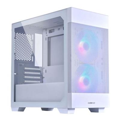 Lian Li Lancool 205M Mesh Mid-Tower microATX Gaming Case - White - Free Delivery