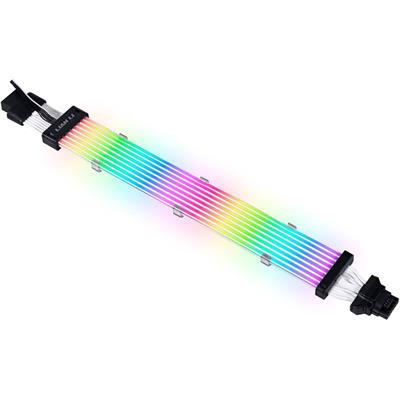 Lian Li Strimer Plus V2 12VHPWR to 12VHPWR 320mm Extension ARGB Cable, 8x Light Guide - Free Delivery