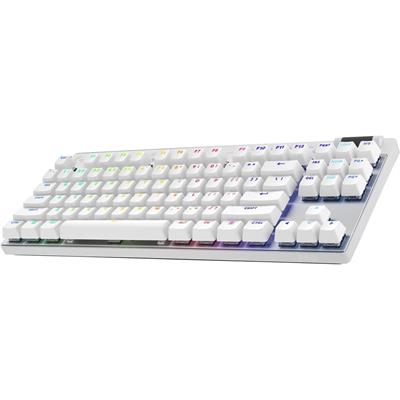 Logitech G Pro X TKL Lightspeed Wireless Mechanical Gaming Keyboard - White (Tactile Switches)