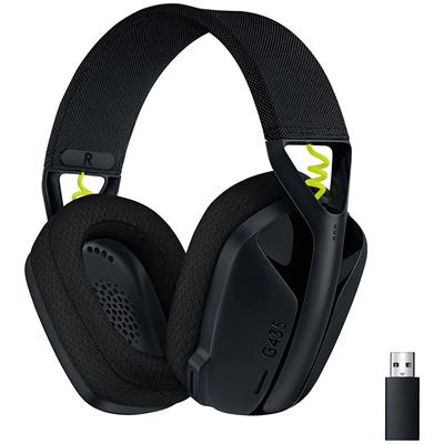 Logitech G435 Lightspeed Wireless Gaming Headset - Black and Neon Yellow
