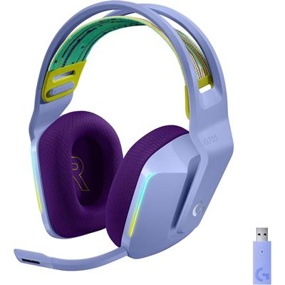 Logitech G733 Lightspeed RGB Wireless Gaming Headset - Lilac (Box Open)