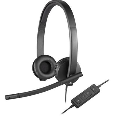 Logitech H570e USB Stereo Headset with Noise Cancelling Mic
